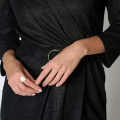 Robe croisée longue