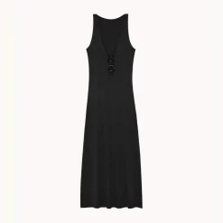 Robe débardeur longue Ava noir