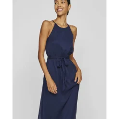 Robe de soirée sans manche Falia bleu Elle
