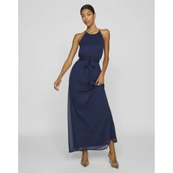 Robe de soirée sans manche Falia bleu Elle