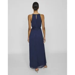 Robe de soirée sans manche Falia bleu Elle
