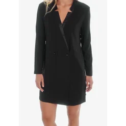 Robe droite AURORA noir