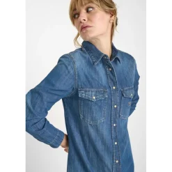 Robe droite en jeans ALIO bleu Ruth