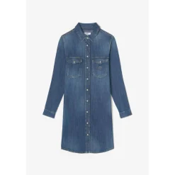 Robe droite en jeans ALIO bleu Ruth