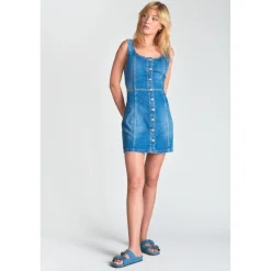 Robe droite en jeans TIRANA bleu Xena