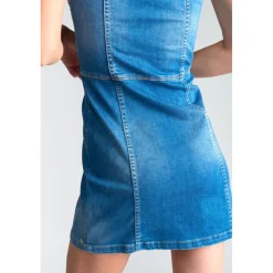 Robe droite en jeans TIRANA bleu Xena