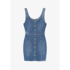 Robe droite en jeans TIRANA bleu Xena