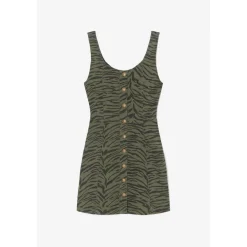 Robe droite en jeans ZERANA vert Hazel