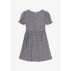 Robe droite fille ACEGI bleu en viscose