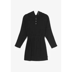 Robe droite fille CAPPUGI noir en viscose