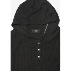 Robe droite fille CAPPUGI noir en viscose