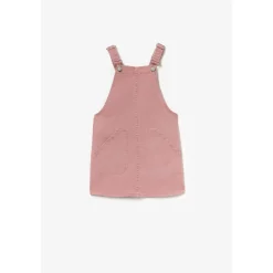 Robe droite fille en jeans AZURE rouge