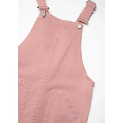 Robe droite fille en jeans AZURE rouge