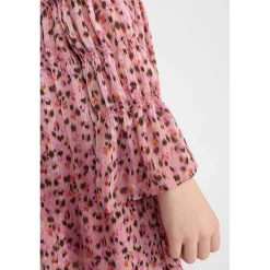 Robe droite fille SMALGI rose Zola
