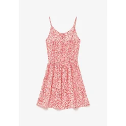 Robe droite fille YULIGI rouge