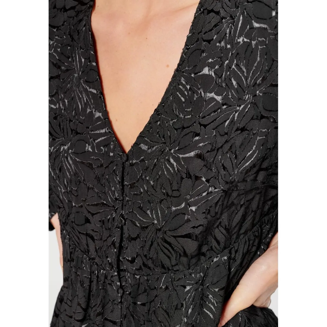 Robe droite IRON noir