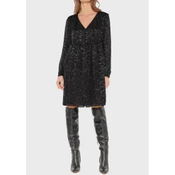 Robe droite IRON noir