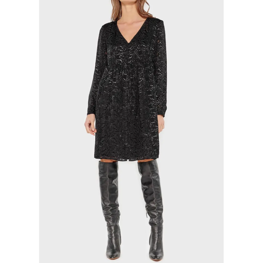 Robe droite IRON noir