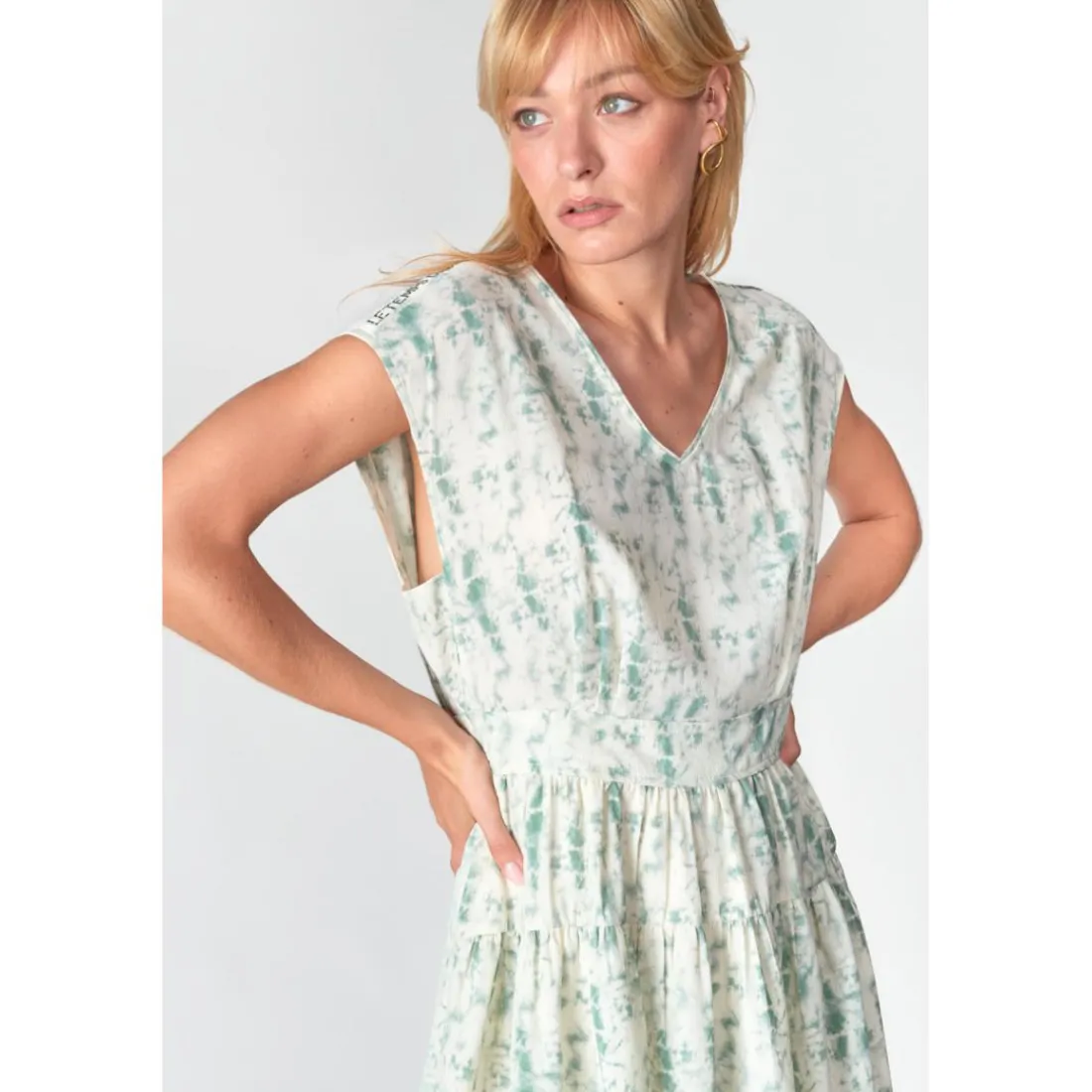 Robe droite JASNA bleu Xia