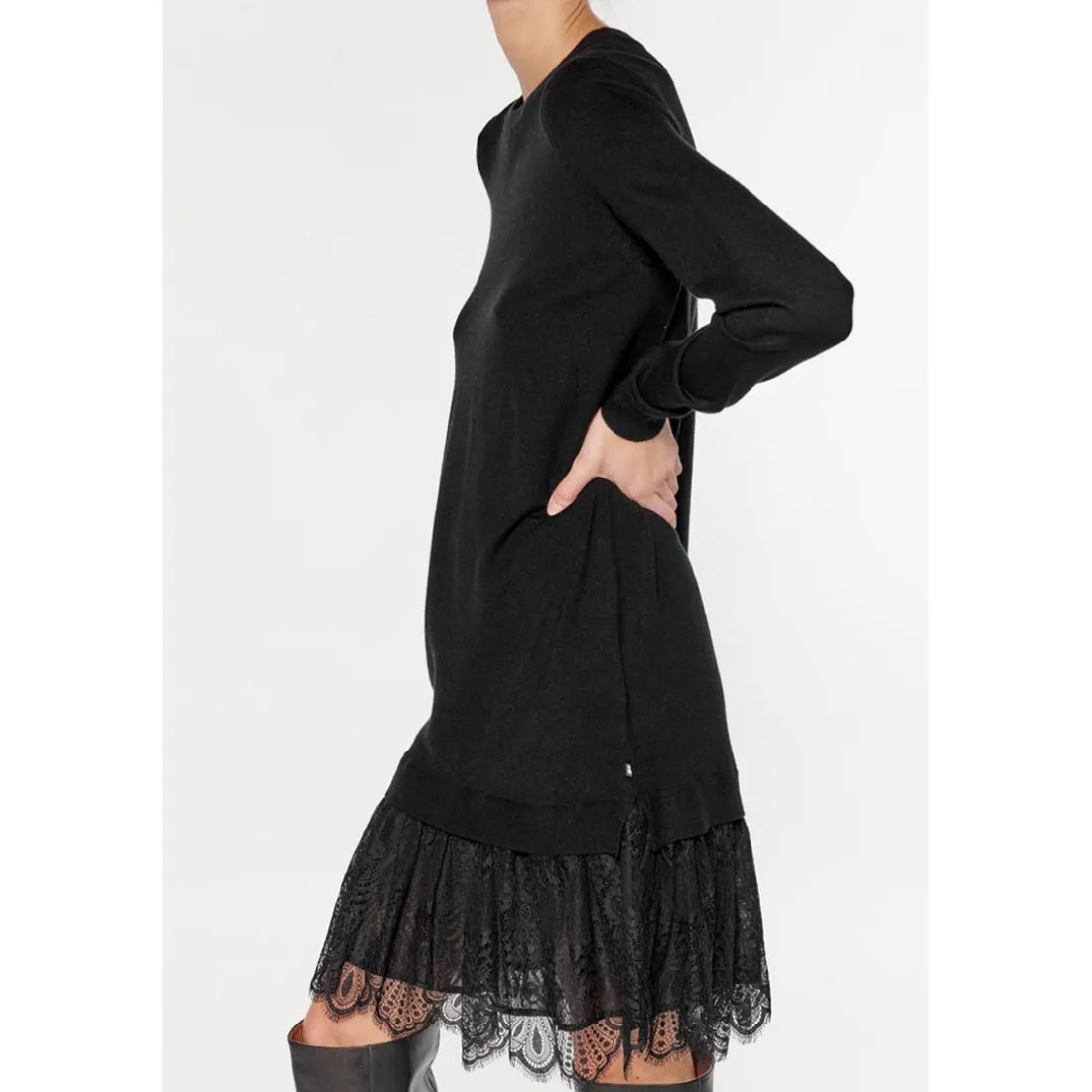 Robe droite KANDYLA noir