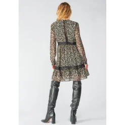 Robe droite REVE vert