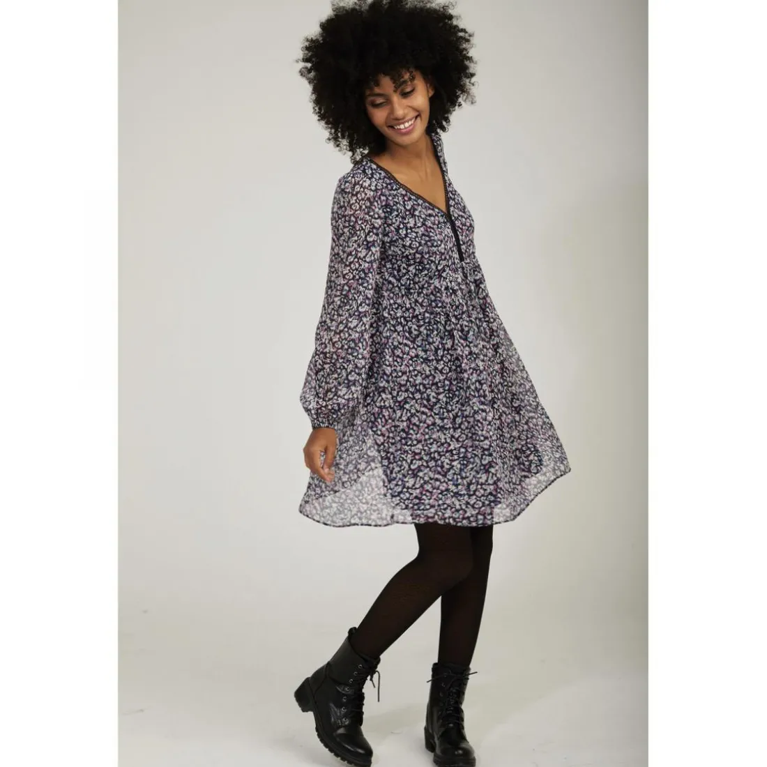 Robe effet transparent