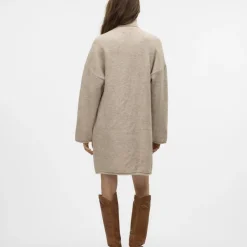 Robe en maille gris clair Gemma Rae