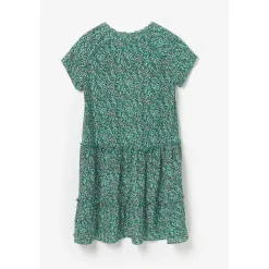 Robe evasée fille, patineuse COLETTAG vert