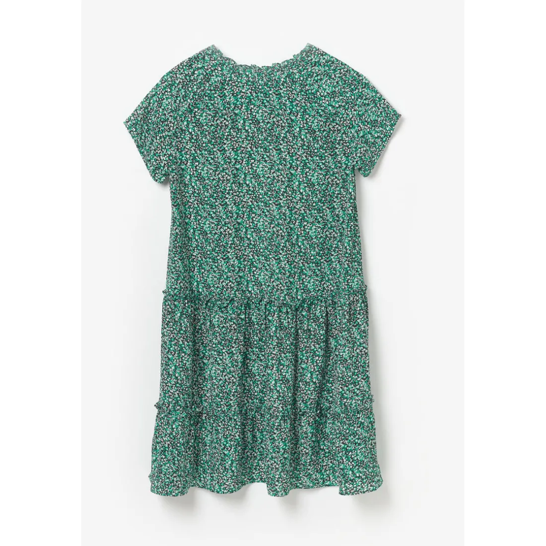 Robe evasée fille, patineuse COLETTAG vert