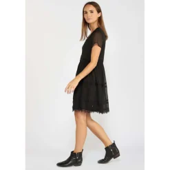 Robe evasée, patineuse INAYA noir