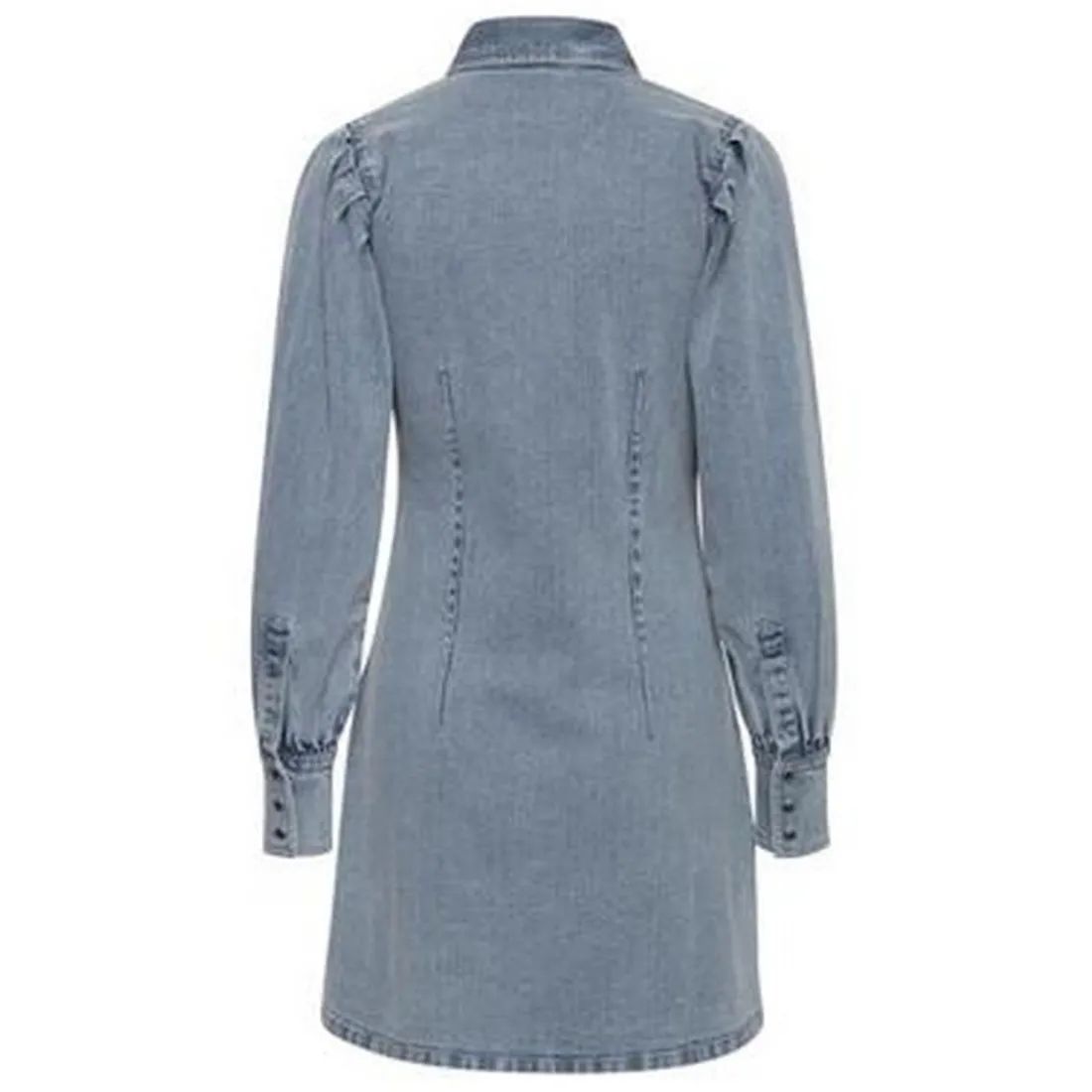 Robe femme bleu clair en coton