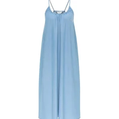 Robe Femme en Lyocell bleu