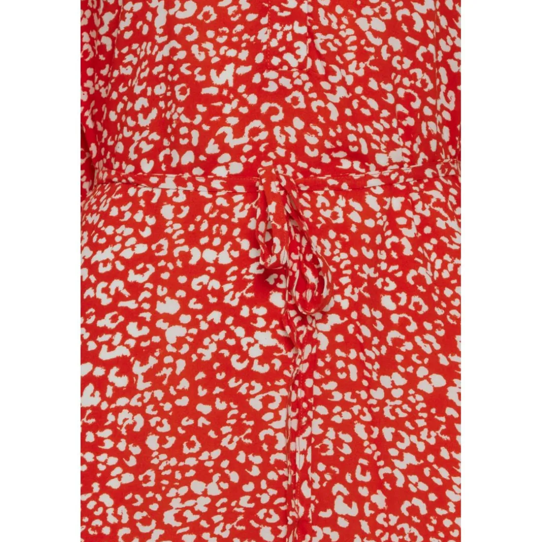 Robe IHCAROLINA DR - Rouge en viscose
