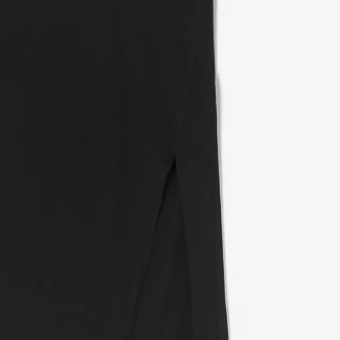 Robe longue droite ROJO noir Vera en coton