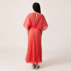 Robe longue empire rouge