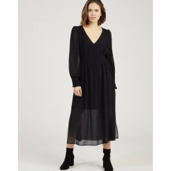 Robe longue femme BLEU MARINE - Naf Naf