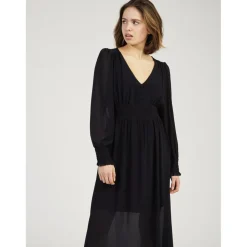 Robe longue femme BLEU MARINE - Naf Naf
