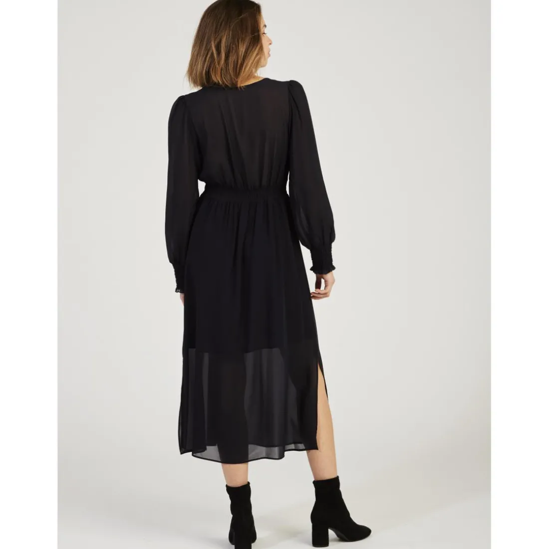 Robe longue femme BLEU MARINE - Naf Naf