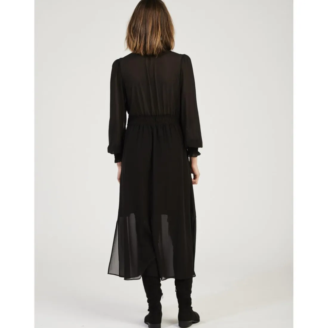 Robe longue femme NOIR - Naf Naf