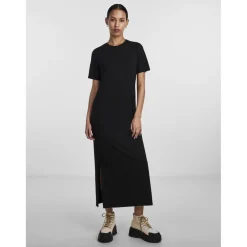 Robe longue noir Ione