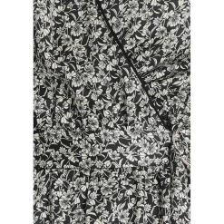 Robe longue portefeuille RUGY noir