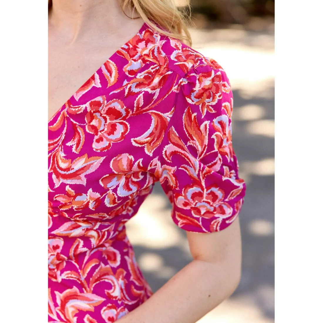 Robe longue ROZANA cachemire en viscose