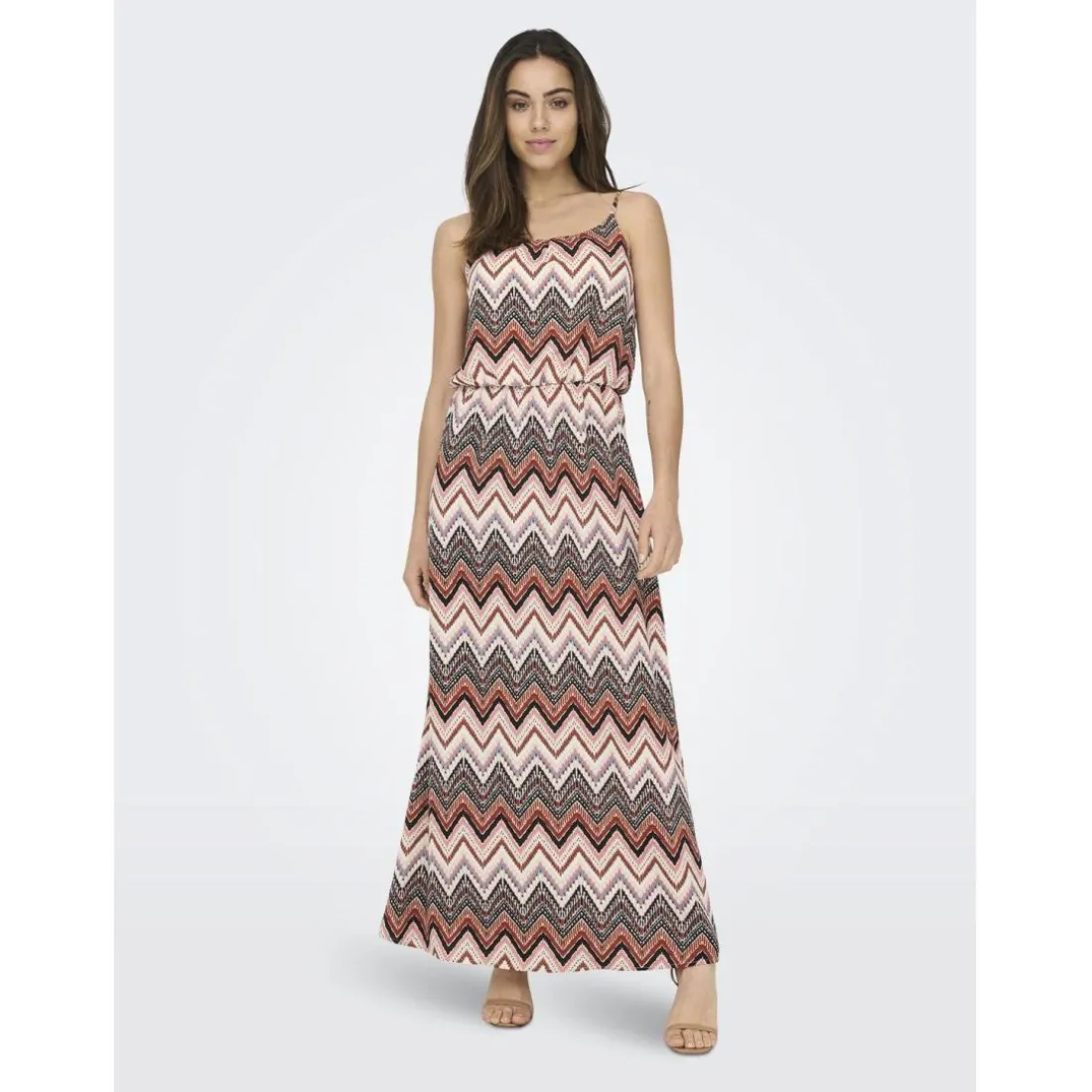 Robe longue sans manches blanc Ella