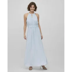 Robe maxi sans manches Milina bleu Daisy