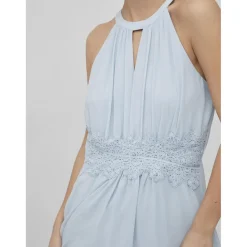Robe maxi sans manches Milina bleu Daisy