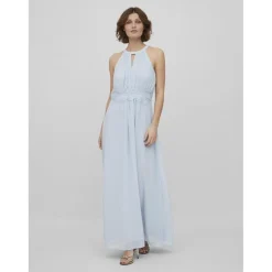 Robe maxi sans manches Milina bleu Daisy