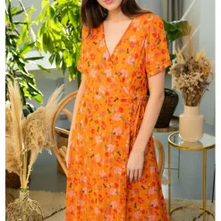 Robe Midi CARLANA orange