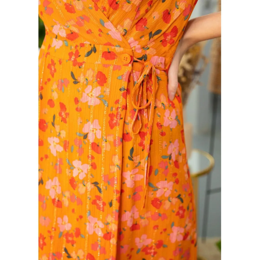 Robe Midi CARLANA orange