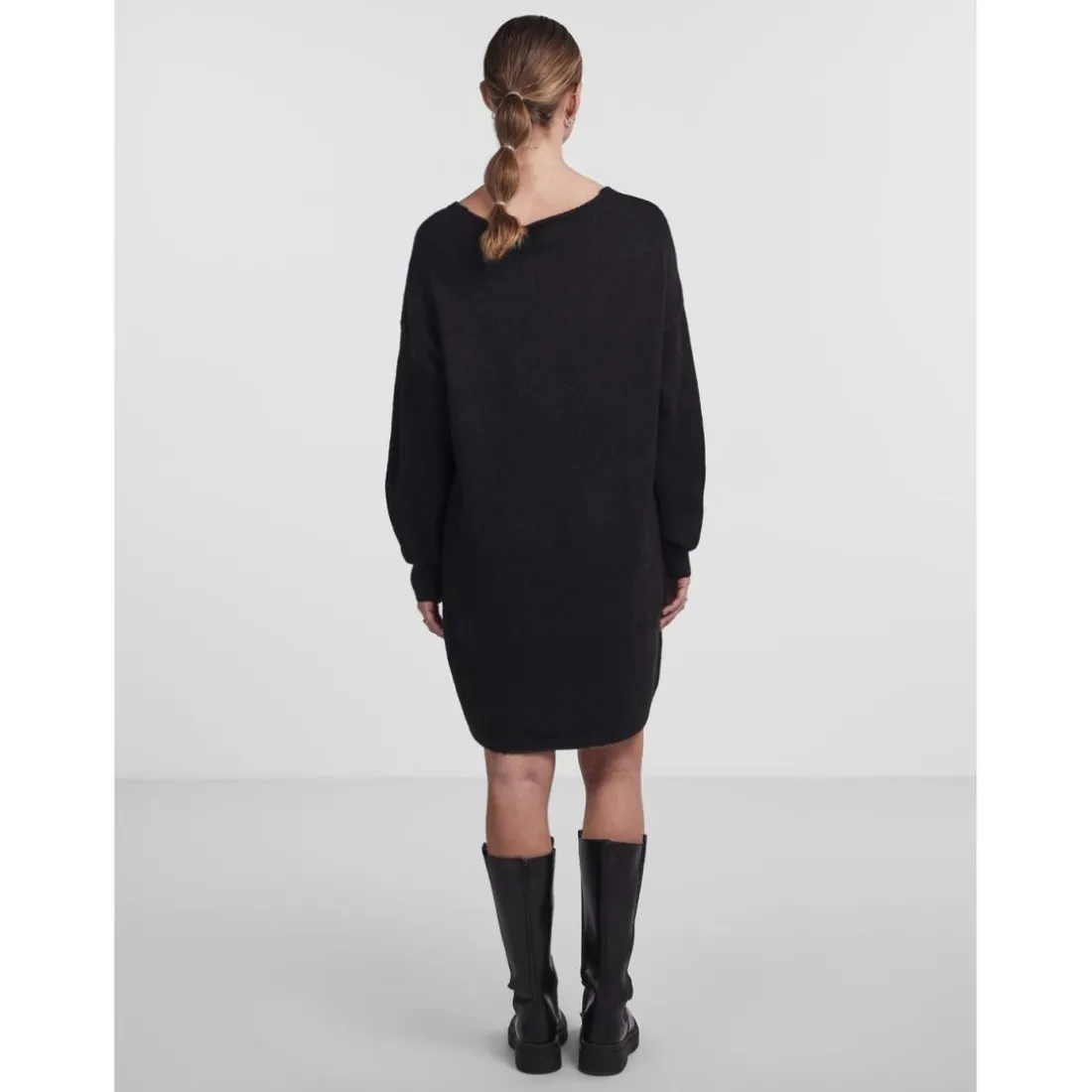 Robe midi en maille noir Wren