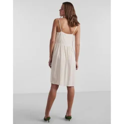 Robe midi gris en viscose Dina